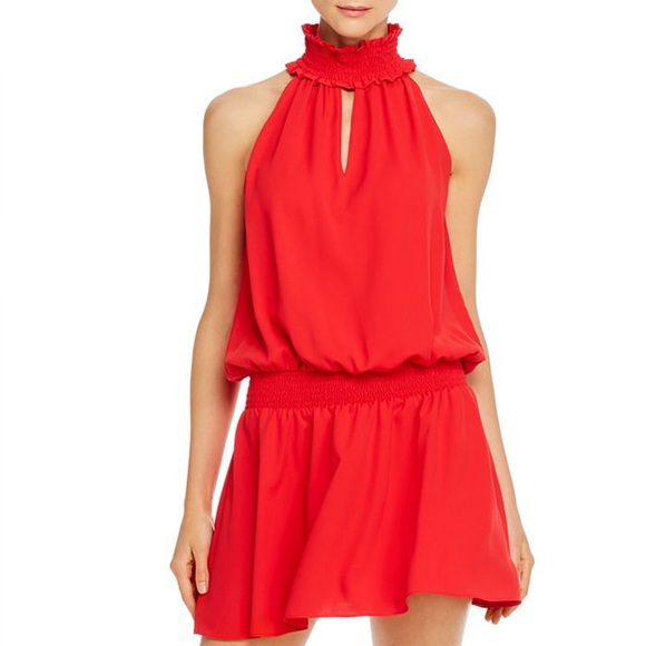 Amanda Uprichard Kimmie Dress in Red - Picture 1 of 1